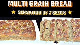 MULTI GRAIN BREAD BY QUICK RECIPES WHOLE WHEAT BREAD HEALTHY MULTI SEED BREAD [upl. by Darius]