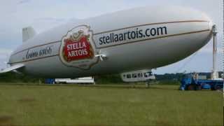 Blimp Airship Luftschiff quotStella Artoisquot ZeppelinReederei 2013 [upl. by Nivalc]