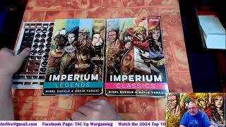 Open the Boxes Imperium Classics and Imperium Legends by Osprey Games [upl. by Lacee938]