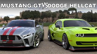 2023 Mustang GT vs Dodge Challenger SRT  WHICH ONE DO YOU WANT [upl. by Baruch]