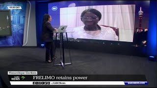 Mozambique Elections  FRELIMO retains power  High Commissioner Maria Manuela Lucas [upl. by Triny]