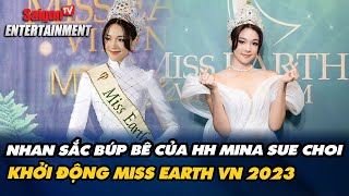 Gục ngã trước NHAN SẮC TỰA BÚP BÊ của hoa hậu Mina Sue Choi trên thảm đỏ Miss Earth Việt Nam 2023 [upl. by Ffej4]