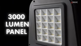 Wagan Tech Solar  LED Floodlight 3000 8591 Features [upl. by Elianore]