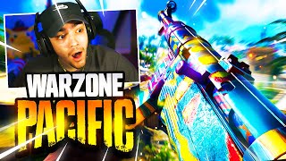 the NEW WARZONE PACIFIC MAP😯 GAMEPLAY [upl. by Seko]