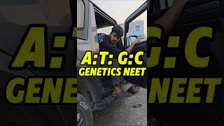 Base Pairs DNA🧬 GeneticsClass 12 shorts shivamrajaiims neetexam biology funny neetbiology [upl. by Elorac]