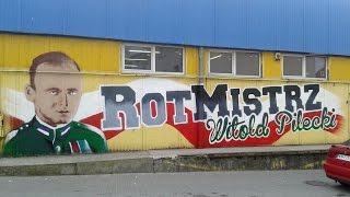 Graffiti RotMistrz Witold Pilecki [upl. by Eniamerej46]