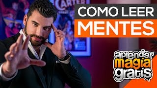 Mentalismo como leer la mente de las personas  Aprender magia Gratis  Agustin Tash [upl. by Orvas]