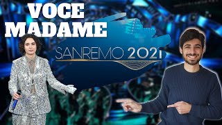 VOCE  MADAME SANREMO 2021 analisi [upl. by Oirasec]