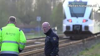 Noodlottig ongeval op spoor in Zuidbroek [upl. by Aihsetal303]