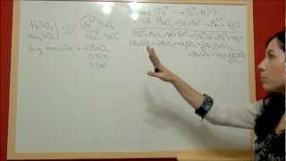 QUIMICA REDOX E22 Determinación de la composición de una mezcla por volumetría redox [upl. by Grounds]