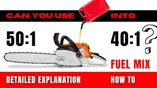 Unlocking the Secrets Can You Safely Use 50 to 1 in a 40 to 1 Chainsaw Find Out Now [upl. by Theurer927]