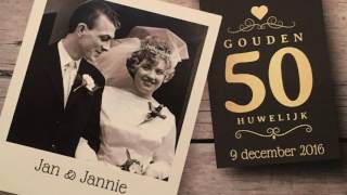 50 Jarig huwelijksfeest Jan en Jannie [upl. by Nivla]