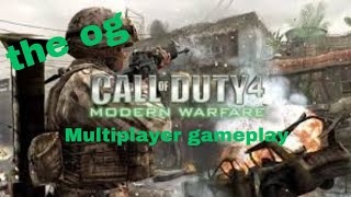 The og multiplayer gameplay call of duty 4 [upl. by Sorilda]