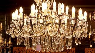 Antique Crystal Chandeliers [upl. by Perkoff]