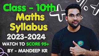 Class 10th Maths Syllabus 202324  CBSE  By GREENBoard [upl. by Perseus]