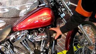 2008 HarleyDavidson Softail Custom Crimson Red Sunglo FXSTC [upl. by Zachariah519]