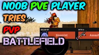 Trying A PVP Battlefield Server rust rustpvp rustbattlefield [upl. by Tteirrah]