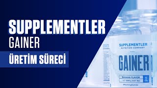 Supplementler Gainer Üretim Süreci [upl. by Decrem]