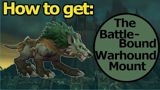 Dark Riding and Dark War Talbuk Rare Mount Guide [upl. by Atirres]