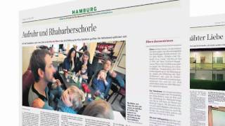 Hamburger Abendblatt in neuem Gewand [upl. by Htebazile340]