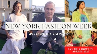 NYFW Photography with Nigel Barker  Cynthia Rowley [upl. by Ibok]