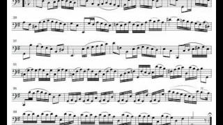 J S Bach Cello Suite n 1 BWV 1007  3 Courante  Piano Transcription tbpt49 [upl. by Eirrot]