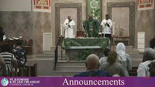 St Raymond and St Leo Catholic Church  Feast of Saint James Apostle [upl. by Arbed]