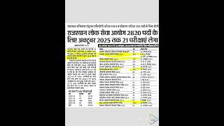 RPSC New vacancy 2024राजस्थान लोक सेवा आयोग 2025 तक जारी करेगा 2900 पदों पर भर्ती विज्ञप्तियां। [upl. by Blumenthal]