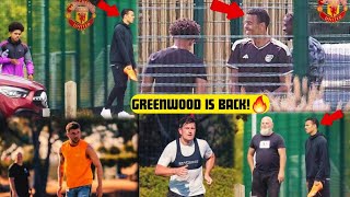 JUST IN GREENWOOD STORMS MANCHESTER UNITED TRAINING WITH SHORETIRE AND MAGUIRE AHEAD OF PRESEASON [upl. by Desmund266]