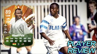 ¡EL MESSI AFRICANO REVIEW ABEDI PELE 89 EAFC 24 FIFA 24 [upl. by Oah841]