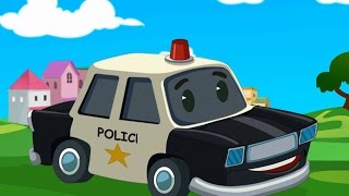 Kids Channel Police Car  Car Videos [upl. by Nilkcaj]