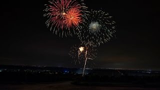 Höhenfeuerwerk zur Bockenheimer Kerwe 01092014 [upl. by Mapes]