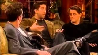 Gaby Roslin meets Friends Cast  Matthew Perry Matt LeBlanc and David Schwimmer part 5 [upl. by Aneerol]