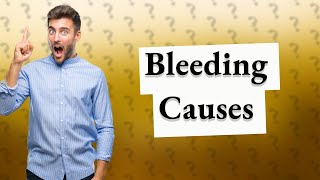 What are three causes of bleeding in early pregnancy [upl. by Pena]