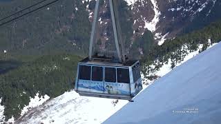 Aerial Tram in Alyeska Alaska USA 2021 wow those colors O [upl. by Sileray325]