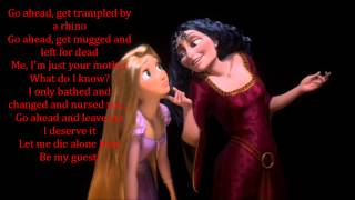 Mother Knows Best by Donna Murphy w lyrics From Disneys quotTangledquot [upl. by Leirad]