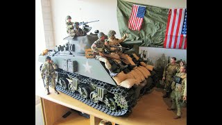 16th scale Dragon Sherman Tank complete build Andrew White [upl. by Yrrem]