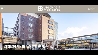 Te koop Stadsplein 51 Amstelveen  Brockhoff Makelaars  Méér makelaar [upl. by Cecelia]