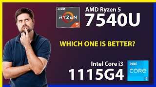 AMD Ryzen 5 7540U vs INTEL Core i3 1115G4 Technical Comparison [upl. by Anoet]