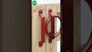 Wooden door latch latch lock gate [upl. by Curnin981]