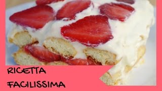 Tiramisù cocco e fragola Ricetta Super Golosa [upl. by Burch]