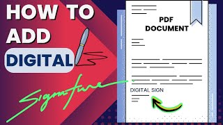 How to digitally sign a PDF document [upl. by Elyak]