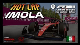 HOTLAP IMOLA F1 23 2023  Setup sin asistencias [upl. by Akierdna]