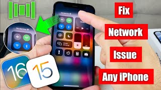 iPhone Network Problem  How To Fix Network Issue in iPhone  iPhone Jio Sim Network Problem [upl. by Nehte]