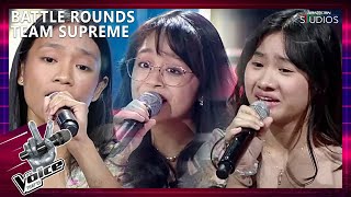 Angel Sophia vs Kiersten vs Krincess  Tanging Dahilan  Battle Rounds  The Voice Teens Philippines [upl. by Maida]