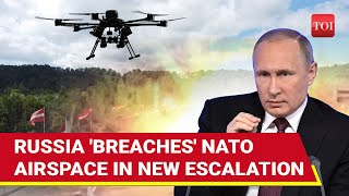 Big Escalation As Russian Aircraft Projectiles Breach NATO Airspace We Must Act  Watch [upl. by Eixela]