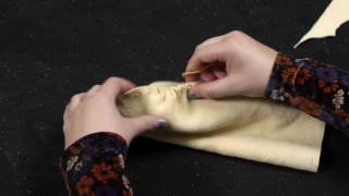 How to make a pucker toe moccasin [upl. by Stranger942]