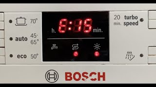 Vaatwasser Bosch E15 foutcode eenvoudig zelf op te lossen check de video [upl. by Bobbi832]