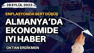 Almanyada iyi haber Enflasyon düştü  28 Eylül 2023 Oktan Erdikmen [upl. by Pepi]