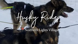 Finland Vlog  Day 4 Husky Rides  Winter Christmas Market amp Meeting Santa Claus🎅🏻✨ [upl. by Hamel25]